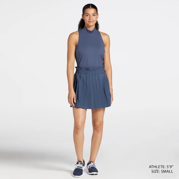 NWT CALIA Women's Golf Mixed Media Sleeveless Dress - Picture 2 of 5